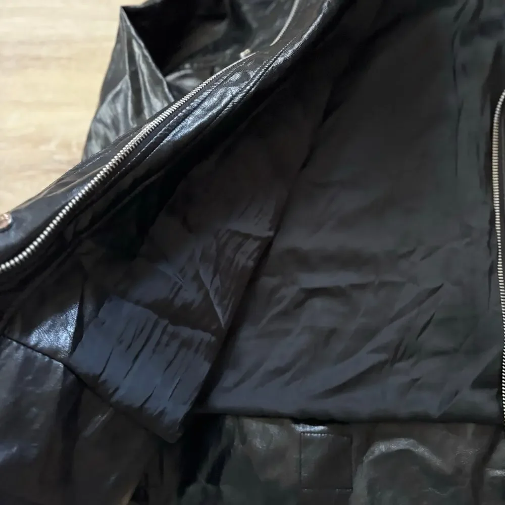 Zara Faux Leather Jacket - Picture 5 of 8